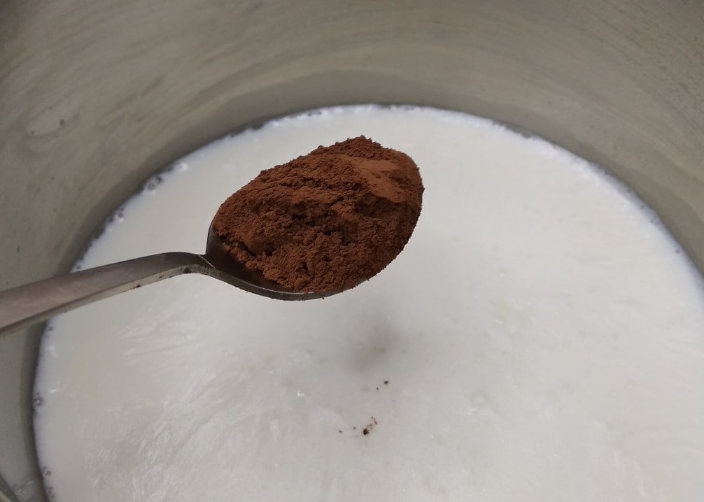 add 1 teaspoon cocoa powder