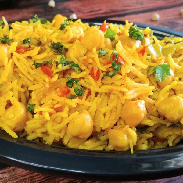 Chana Pulao Recipe | Indian Chickpea Rice